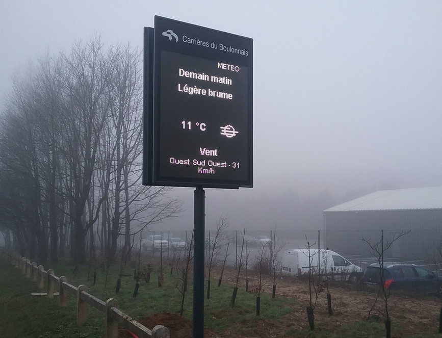 Panneau d'informations Carrières du Boulonnais Ferques Panneau d'informations Carrières du Boulonnais Ferques